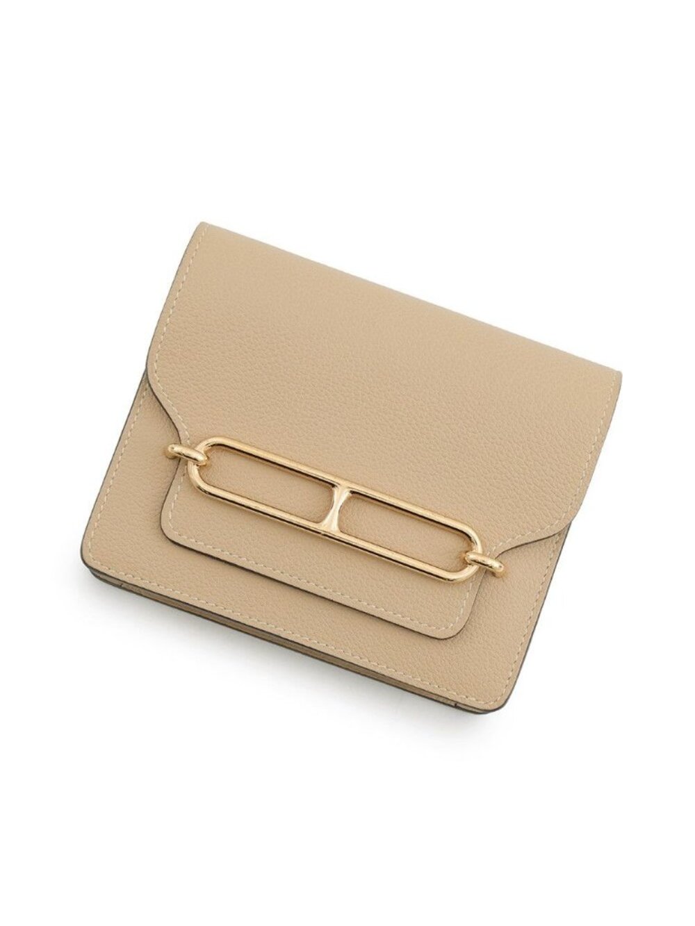 Hermes Wallet Roulis Slim Trench Gold Evercolor